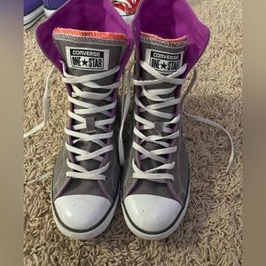 Gray and purple Convers, one stars